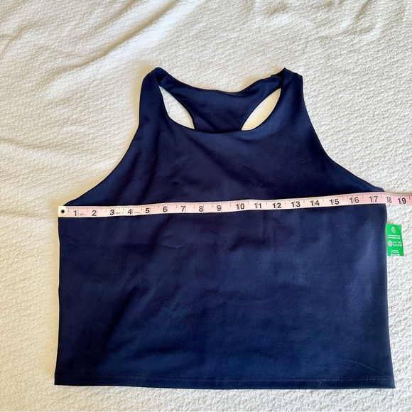 Gap GapFit High-Neck Brami XL Navy Blue NEW - Picture 5 of 8